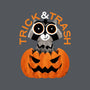 Trick And Trash-none polyester shower curtain-zawitees