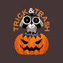 Trick And Trash-none removable cover w insert throw pillow-zawitees