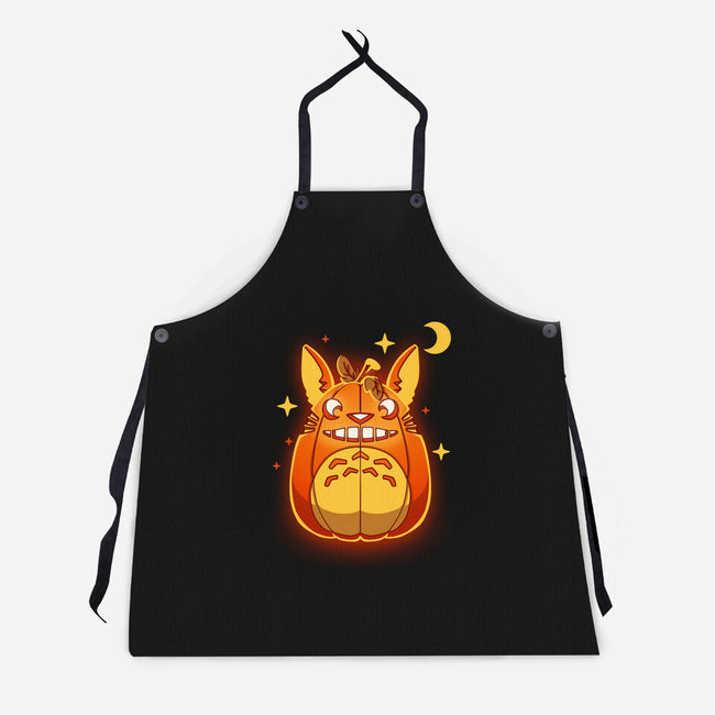 My Neighbor Pumpkin-unisex kitchen apron-theteenosaur