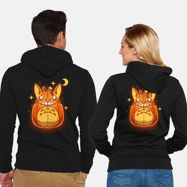 My Neighbor Pumpkin-unisex zip-up sweatshirt-theteenosaur