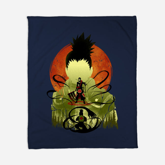 Shikamaru Vs. Hidan-none fleece blanket-hypertwenty