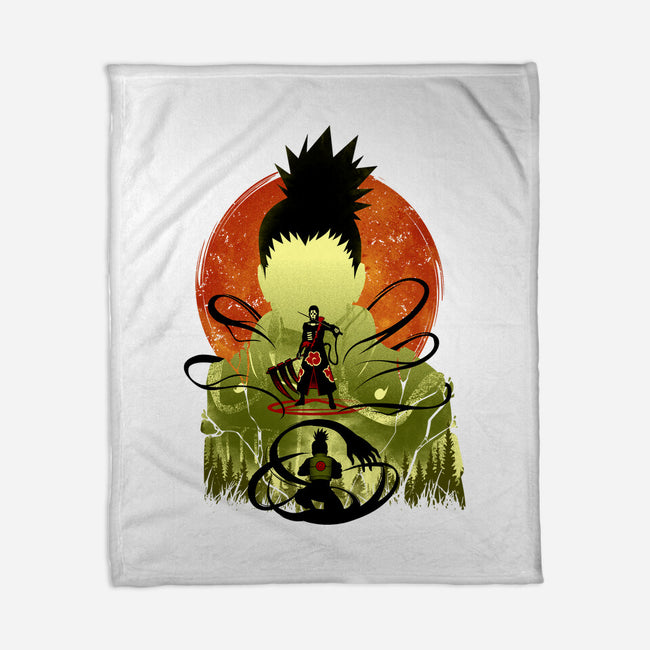 Shikamaru Vs. Hidan-none fleece blanket-hypertwenty