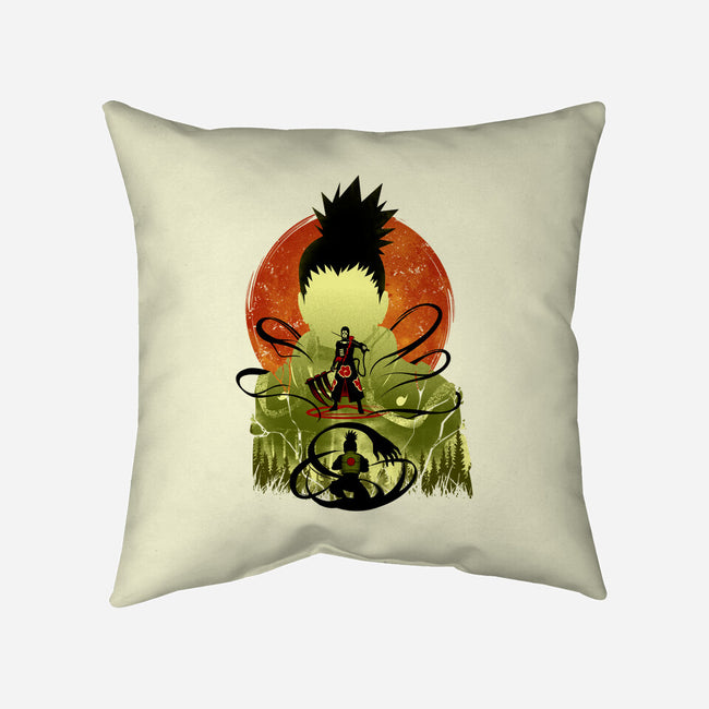 Shikamaru Vs. Hidan-none removable cover w insert throw pillow-hypertwenty