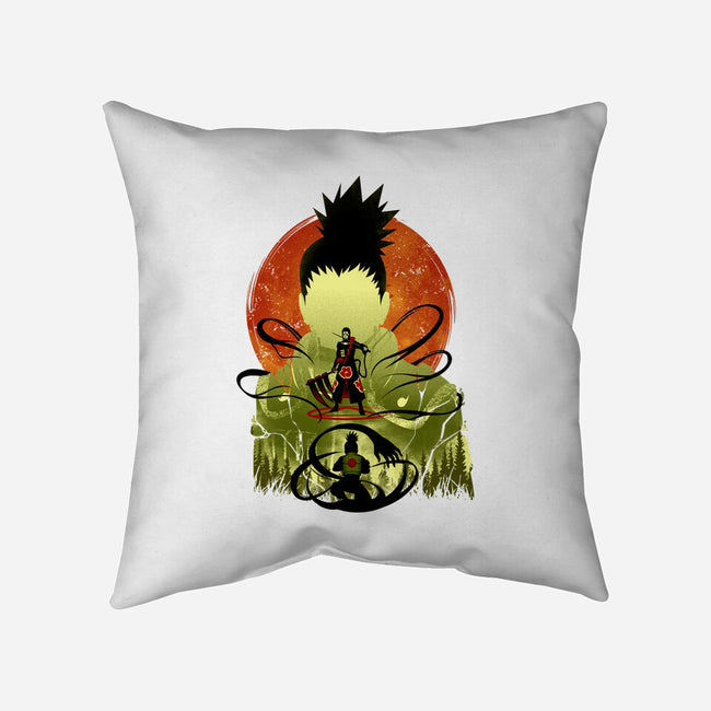 Shikamaru Vs. Hidan-none removable cover w insert throw pillow-hypertwenty