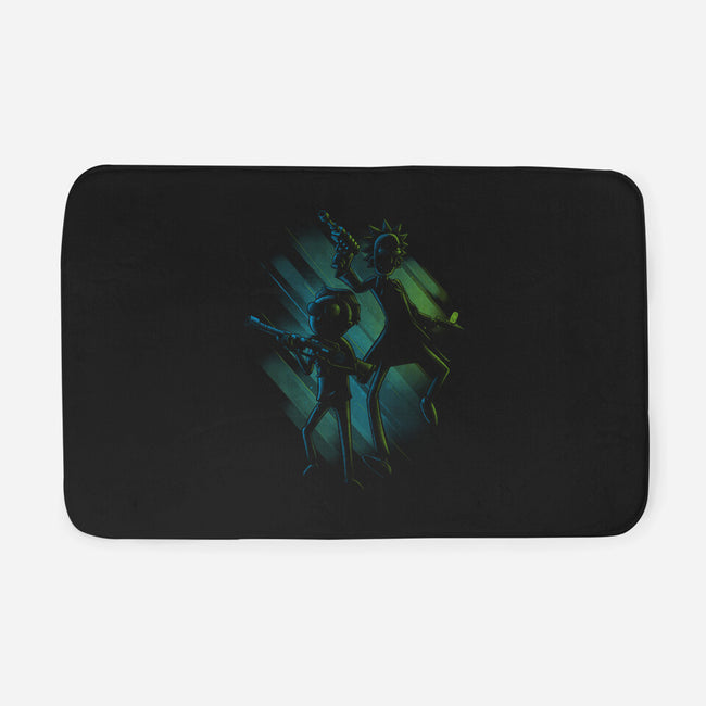 Interdimensional Travelers-none memory foam bath mat-teesgeex