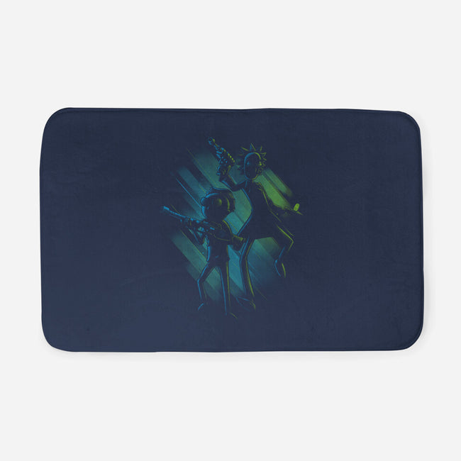 Interdimensional Travelers-none memory foam bath mat-teesgeex