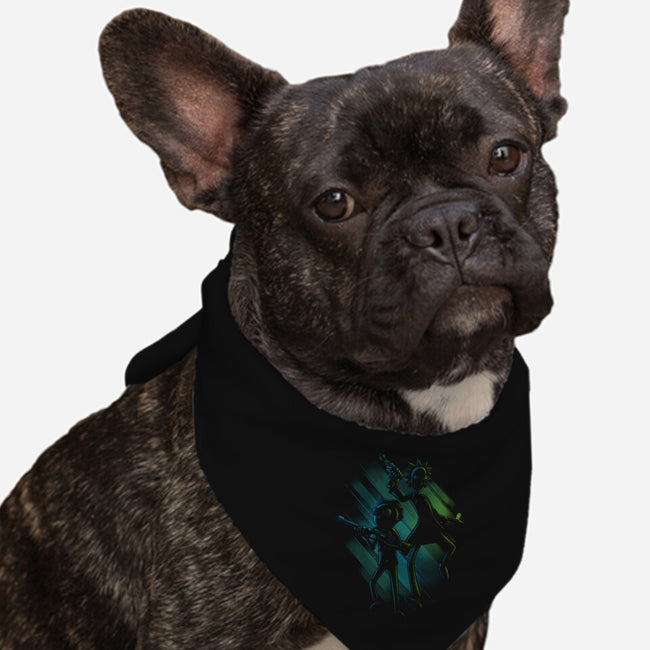 Interdimensional Travelers-dog bandana pet collar-teesgeex