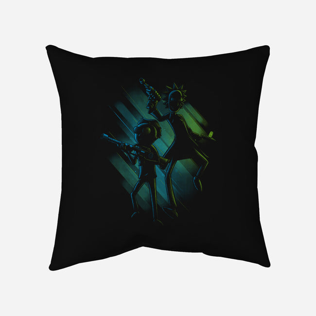 Interdimensional Travelers-none removable cover w insert throw pillow-teesgeex