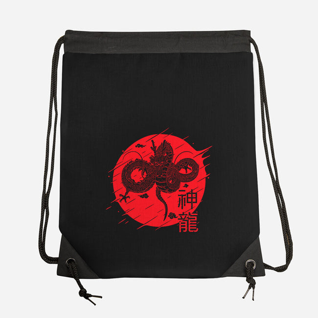 The Legend Of Shenron-none drawstring bag-Rogelio