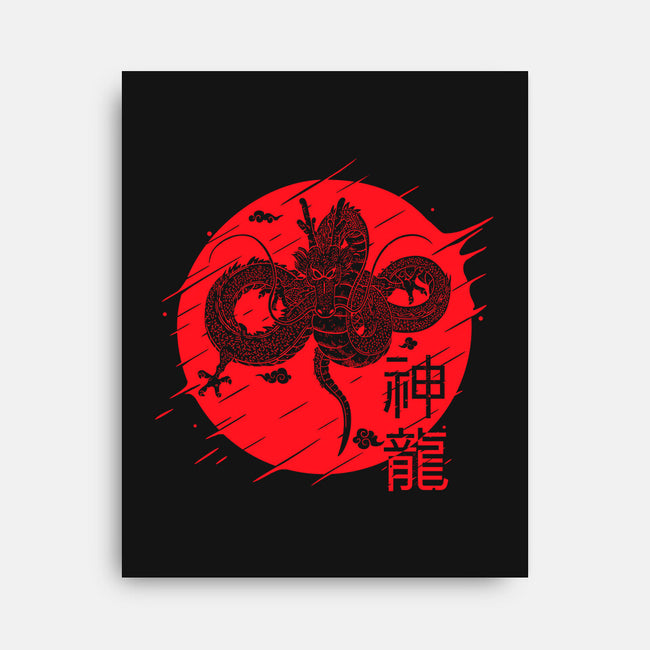 The Legend Of Shenron-none stretched canvas-Rogelio