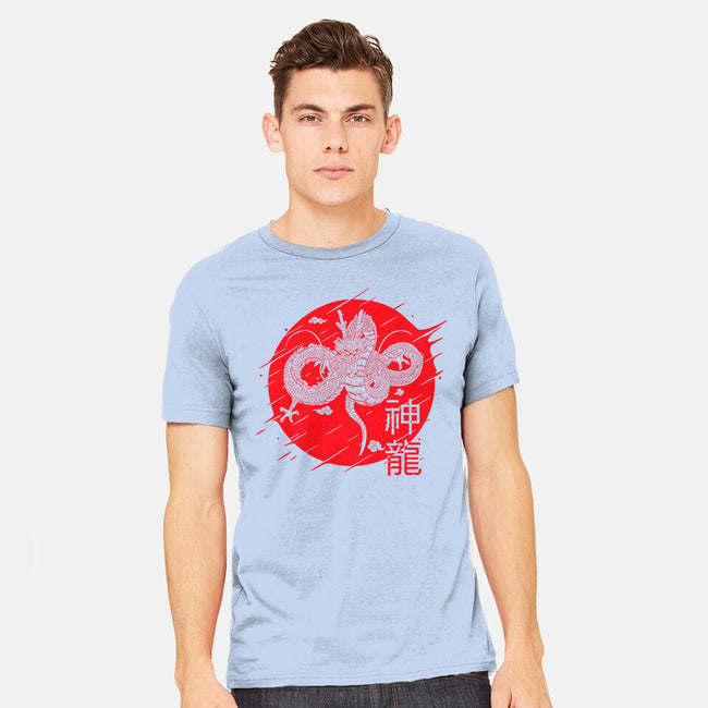 The Legend Of Shenron-mens heavyweight tee-Rogelio