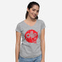 The Legend Of Shenron-womens v-neck tee-Rogelio
