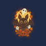 Pumpkins And Ghosts-none removable cover w insert throw pillow-ricolaa