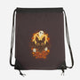 Pumpkins And Ghosts-none drawstring bag-ricolaa