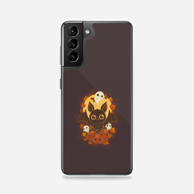 Pumpkins And Ghosts-samsung snap phone case-ricolaa