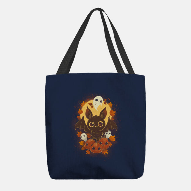 Pumpkins And Ghosts-none basic tote-ricolaa