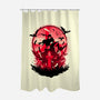 Eye Of Mangekyo-none polyester shower curtain-hypertwenty