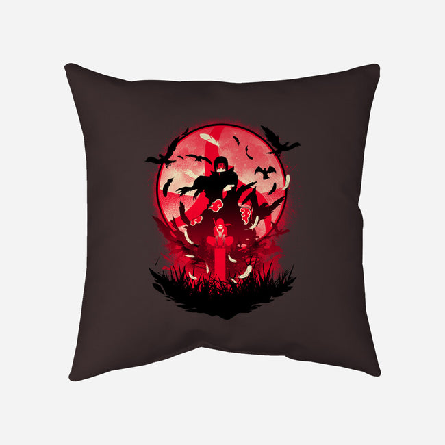 Eye Of Mangekyo-none removable cover throw pillow-hypertwenty