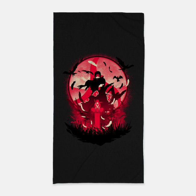 Eye Of Mangekyo-none beach towel-hypertwenty