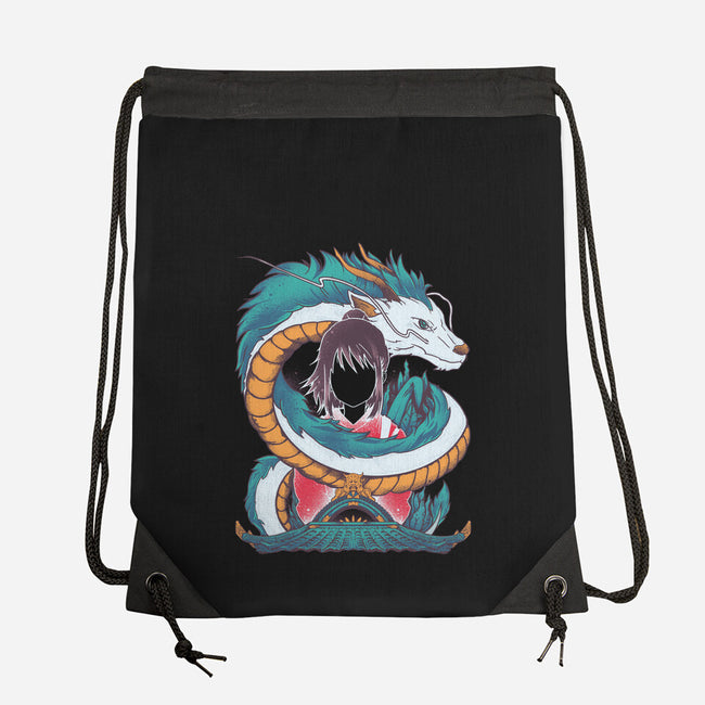 Spirited Beauty-none drawstring bag-RamenBoy