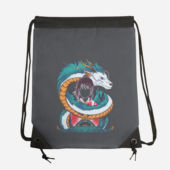 Spirited Beauty-none drawstring bag-RamenBoy