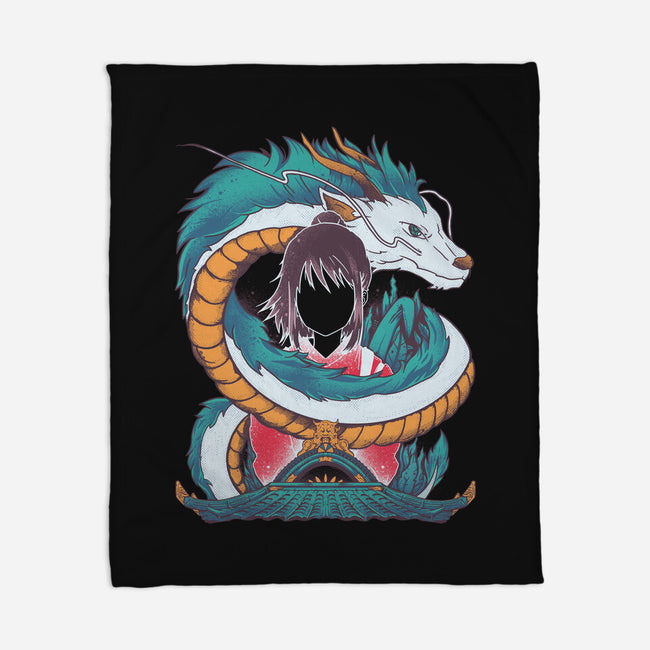 Spirited Beauty-none fleece blanket-RamenBoy