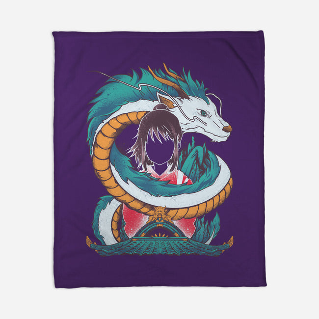 Spirited Beauty-none fleece blanket-RamenBoy