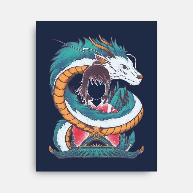 Spirited Beauty-none stretched canvas-RamenBoy