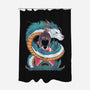 Spirited Beauty-none polyester shower curtain-RamenBoy