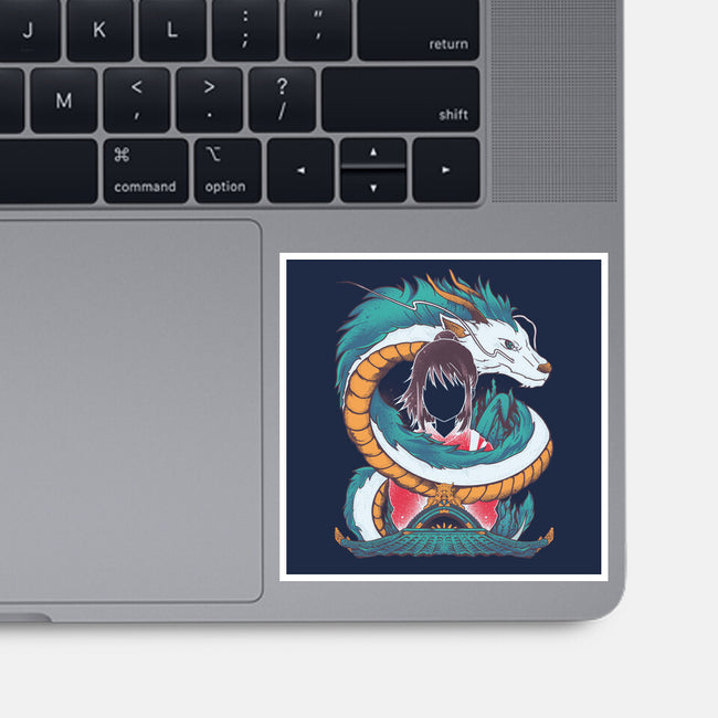 Spirited Beauty-none glossy sticker-RamenBoy