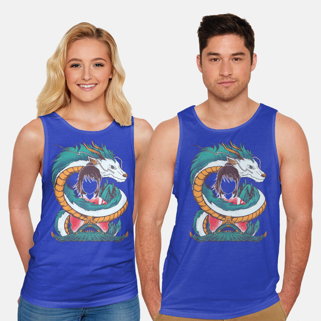 Spirited Beauty-unisex basic tank-RamenBoy