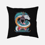 Spirited Beauty-none removable cover throw pillow-RamenBoy