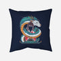 Spirited Beauty-none removable cover throw pillow-RamenBoy