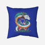 Spirited Beauty-none removable cover throw pillow-RamenBoy