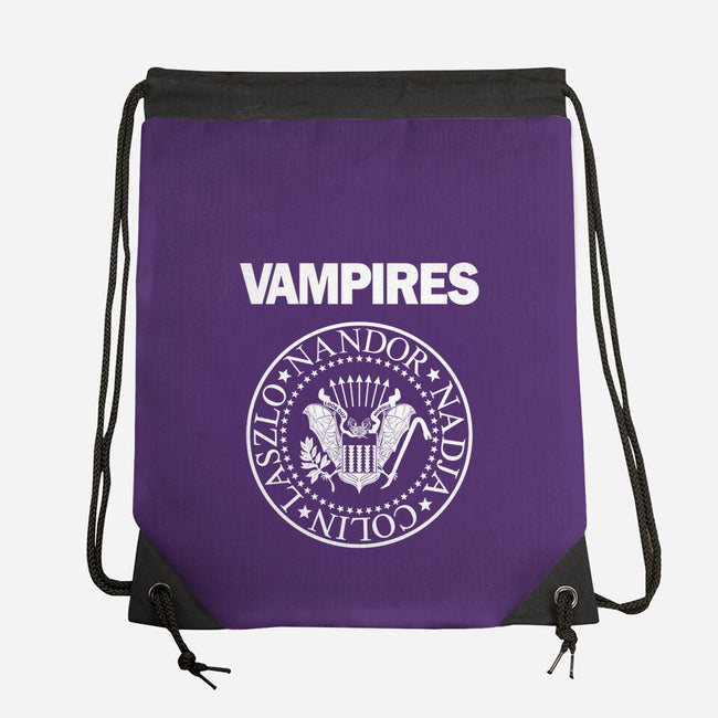 Vampires-none drawstring bag-Boggs Nicolas