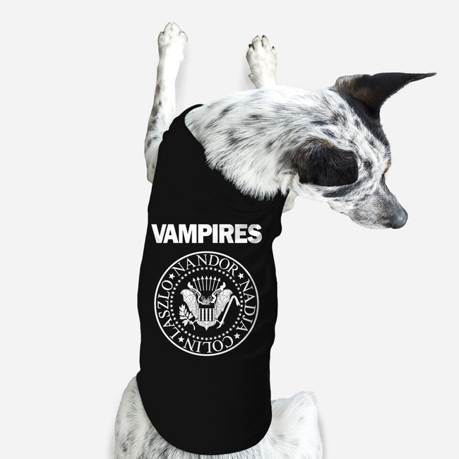 Vampires-dog basic pet tank-Boggs Nicolas