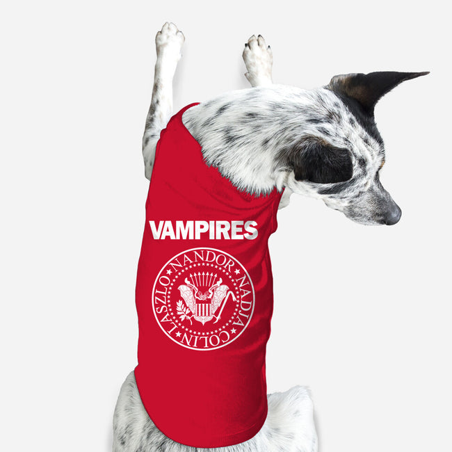 Vampires-dog basic pet tank-Boggs Nicolas