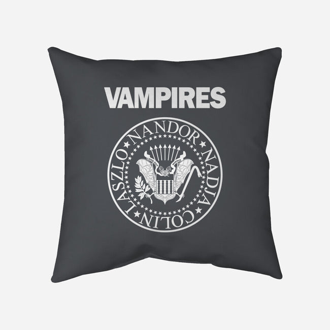 Vampires-none removable cover w insert throw pillow-Boggs Nicolas