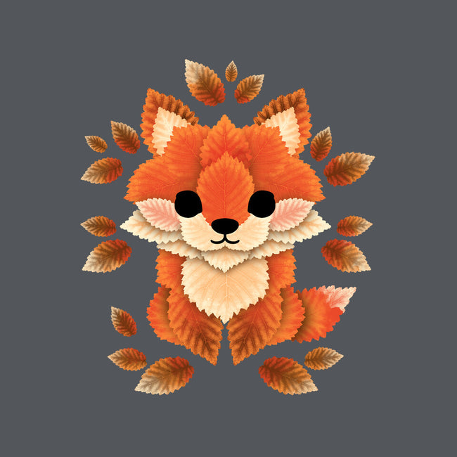 Little Fox Of Leaves-none drawstring bag-NemiMakeit