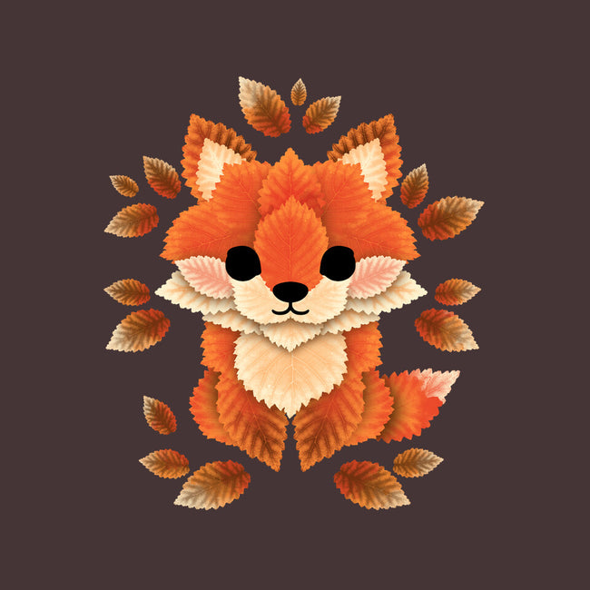 Little Fox Of Leaves-none stretched canvas-NemiMakeit
