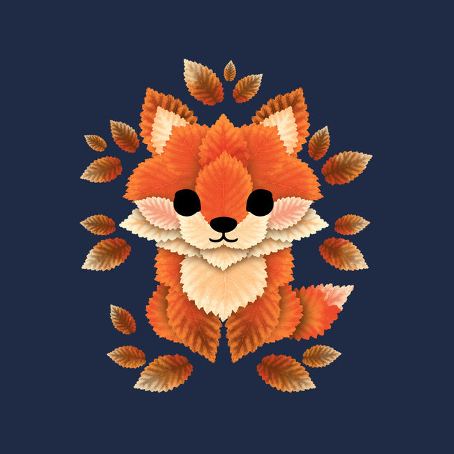 Little Fox Of Leaves-none removable cover w insert throw pillow-NemiMakeit