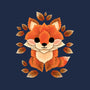 Little Fox Of Leaves-womens v-neck tee-NemiMakeit