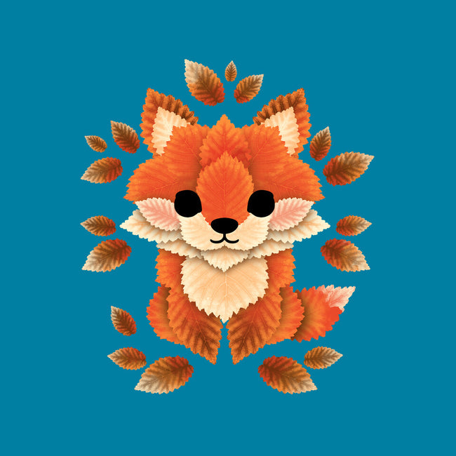 Little Fox Of Leaves-none stretched canvas-NemiMakeit