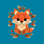 Little Fox Of Leaves-none indoor rug-NemiMakeit