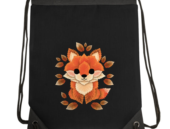 Little Fox Of Leaves