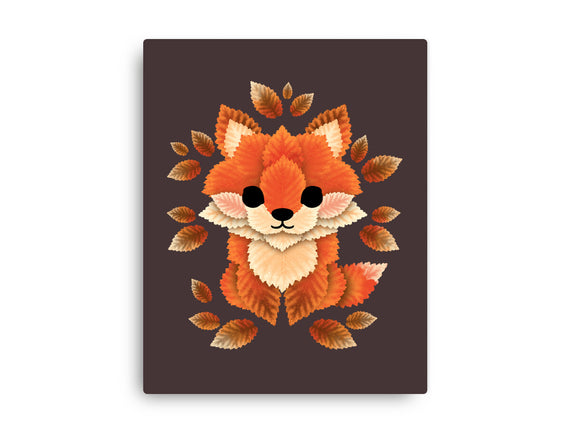 Little Fox Of Leaves