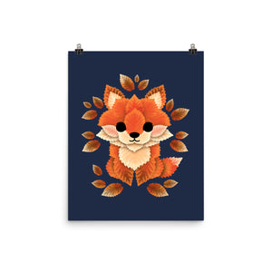 Little Fox Of Leaves
