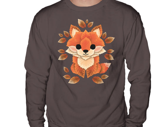 Little Fox Of Leaves