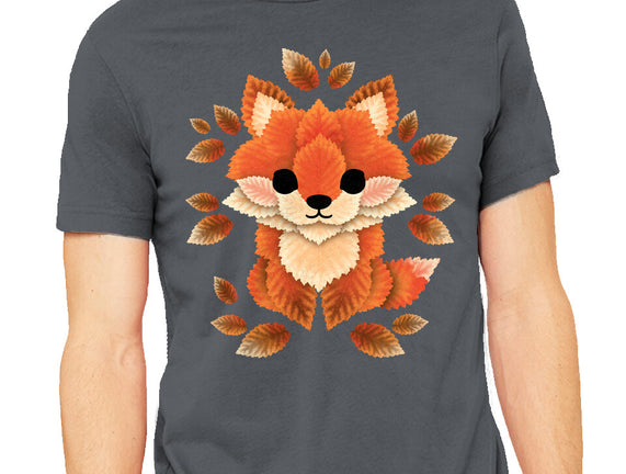 Little Fox Of Leaves