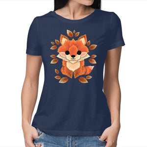 Little Fox Of Leaves